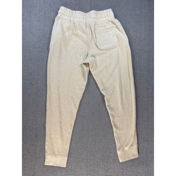 Faherty Legend Jogger Pant Small Embroidered Cream Oatmeal Lounge Athleisure - Picture 4 of 9
